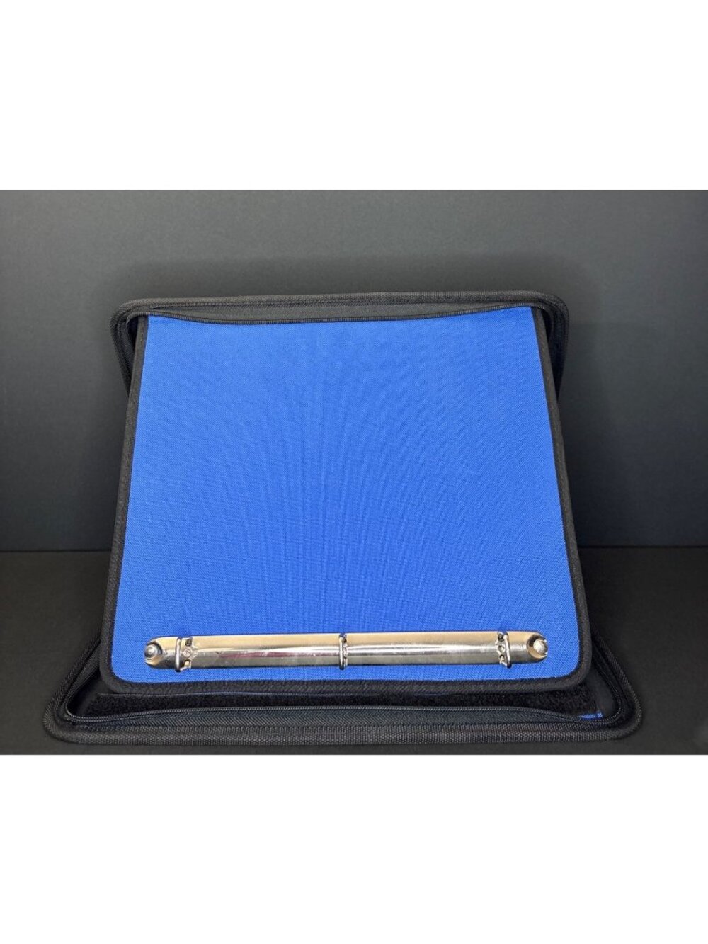 Black Blue Hardcover Zippered Sketchbook 3 Ring Binder Artist Artwork Drawing - Picture 6 of 16